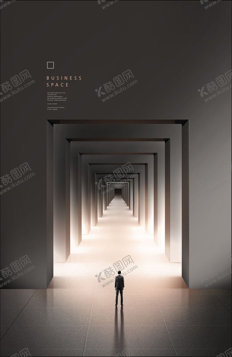 编号：93375310240139208354【酷图网】源文件下载-高级感大气简约空间海报