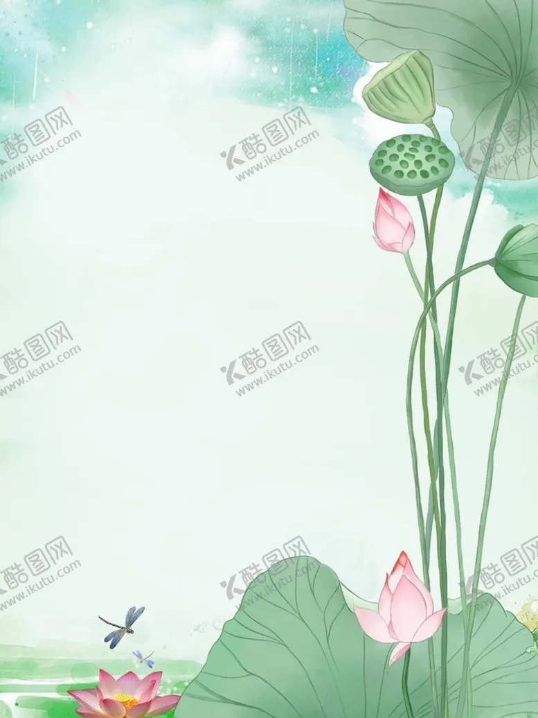 编号：46570809120109382954【酷图网】源文件下载-荷花背景