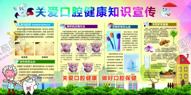 编号：53220004192325261151【酷图网】源文件下载-关爱口腔健康知识宣传