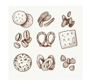 美食可乐插画手绘