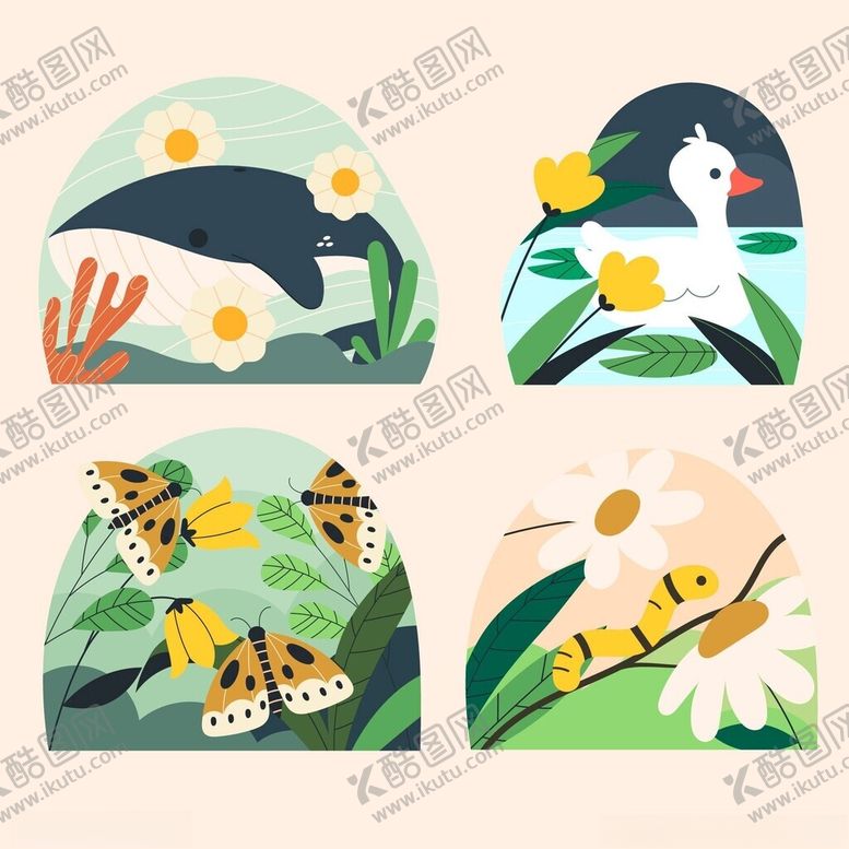 编号：26879509261419466807【酷图网】源文件下载-多样生灵的自然图景