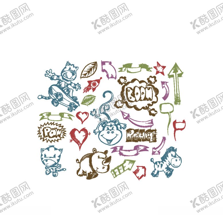 编号：83883510302202203538【酷图网】源文件下载-动物标题