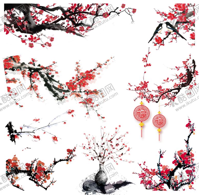 编号：22957106190040107505【酷图网】源文件下载-梅花素材