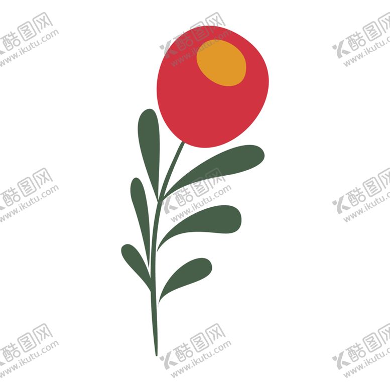 编号：12478610211008505500【酷图网】源文件下载-手绘卡通花朵