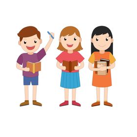 卡通手绘学生
