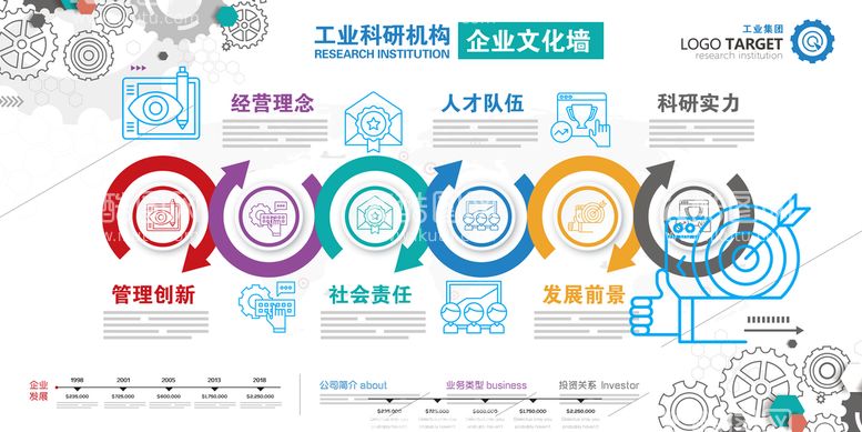 编号：17623509131349173216【酷图网】源文件下载-团队文化墙企业风采努力