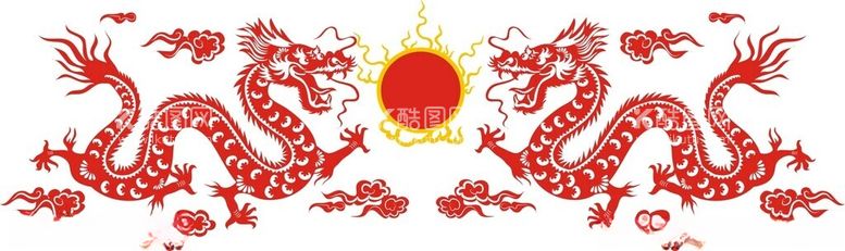 编号：78351601270117511565【酷图网】源文件下载-双龙戏珠