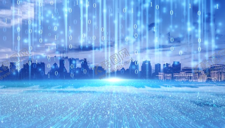 编号：53060610191947252114【酷图网】源文件下载-科技城市背景