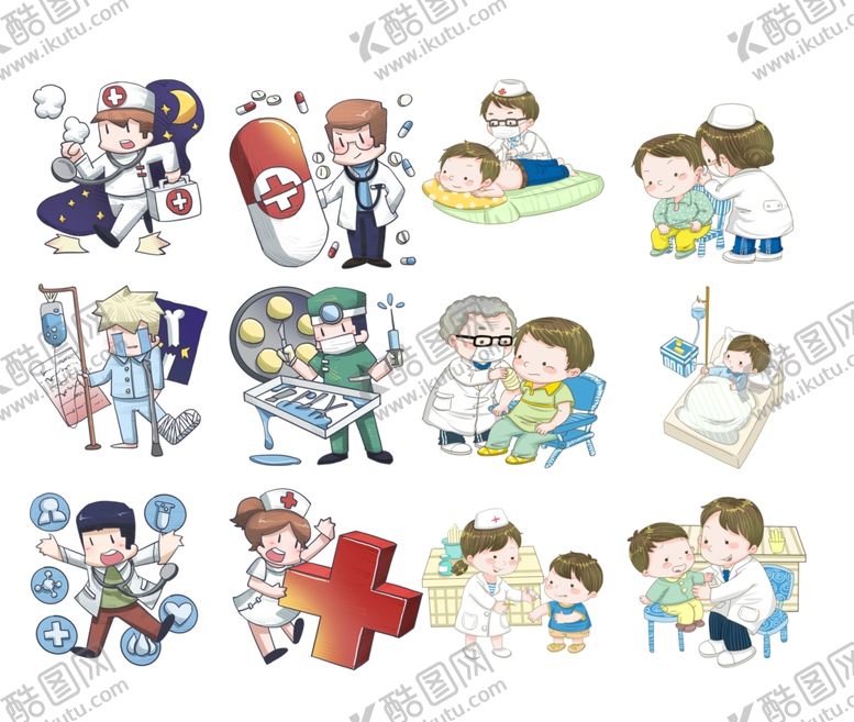编号：90502509291625536913【酷图网】源文件下载-医生漫画