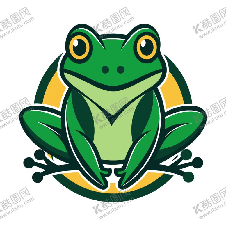 编号：91359902120015351470【酷图网】源文件下载-青蛙logo