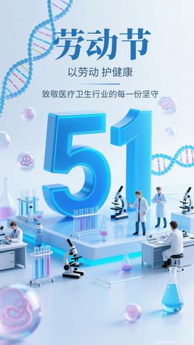 五一假期海报
