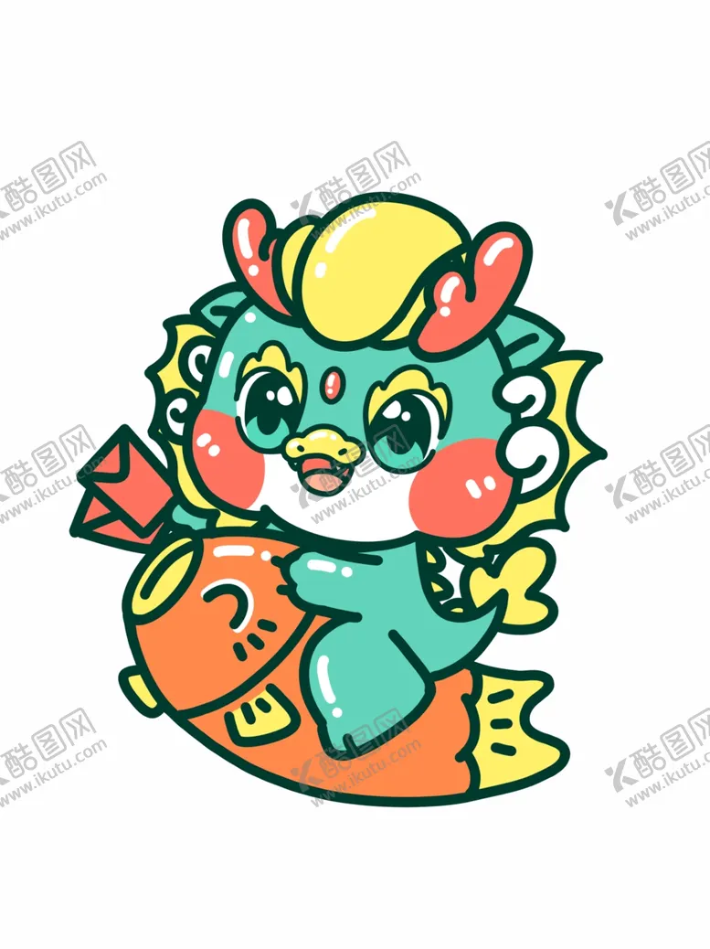 编号：65027412061119276349【酷图网】源文件下载-龙年卡通形象