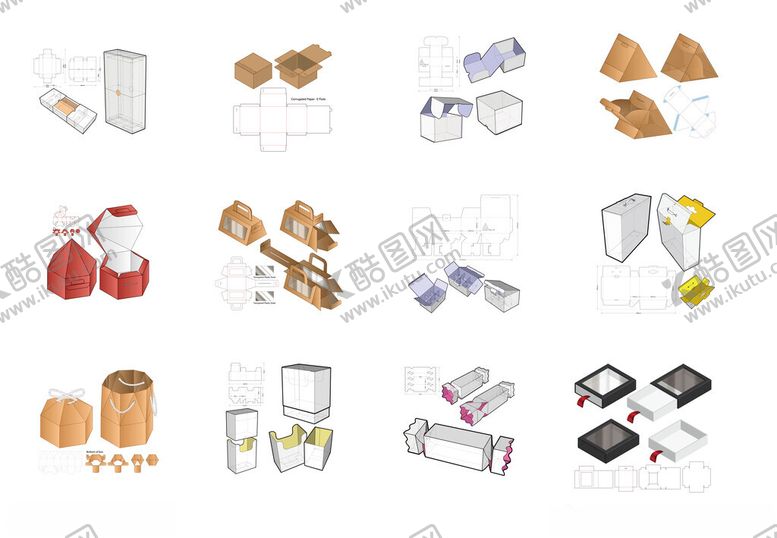编号：90925611021118344323【酷图网】源文件下载-包装模切图