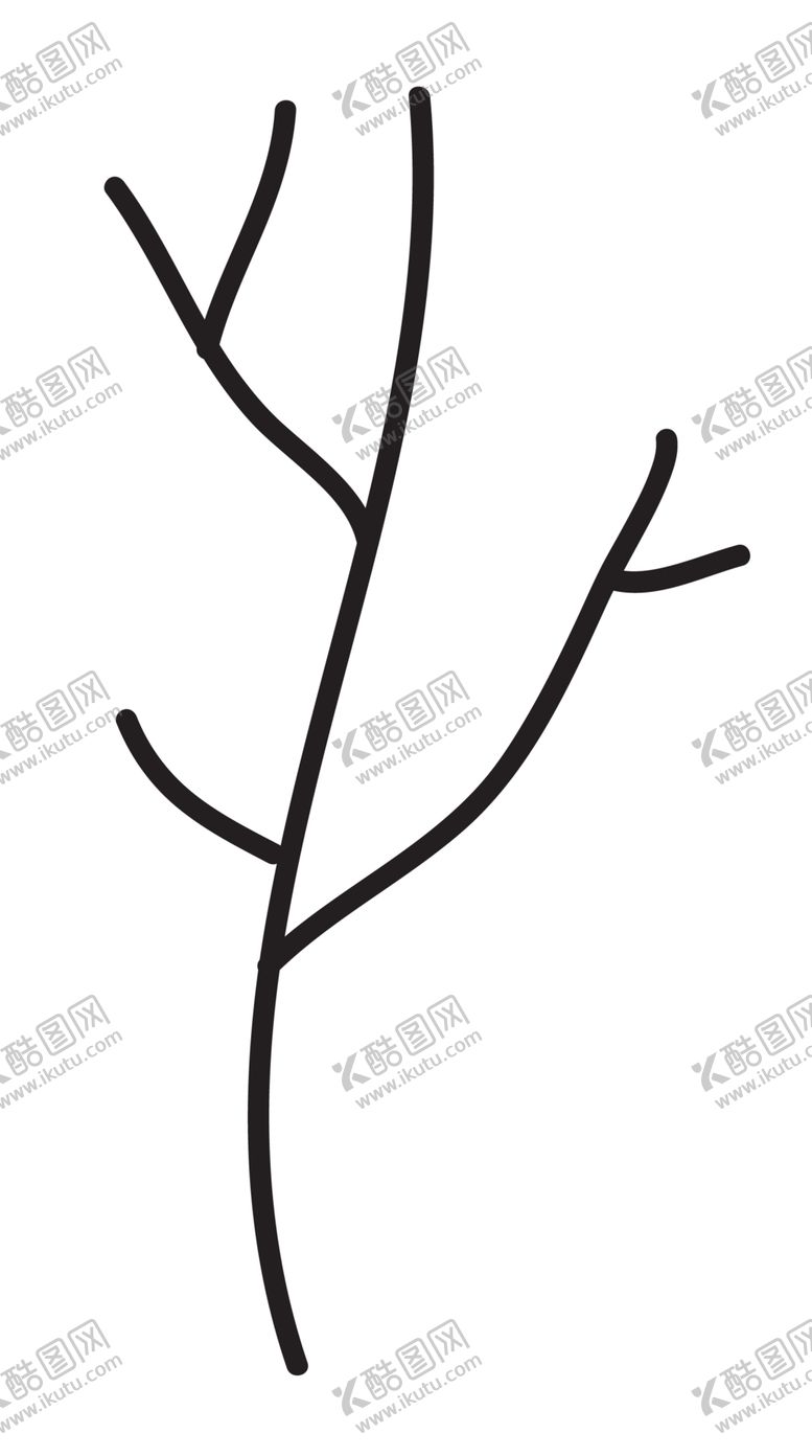 编号：50484909201429031288【酷图网】源文件下载-黑白手绘植物