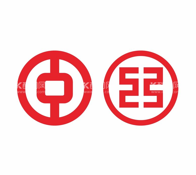 编号：97218610072340382605【酷图网】源文件下载-中国银行 工商银行LOGO