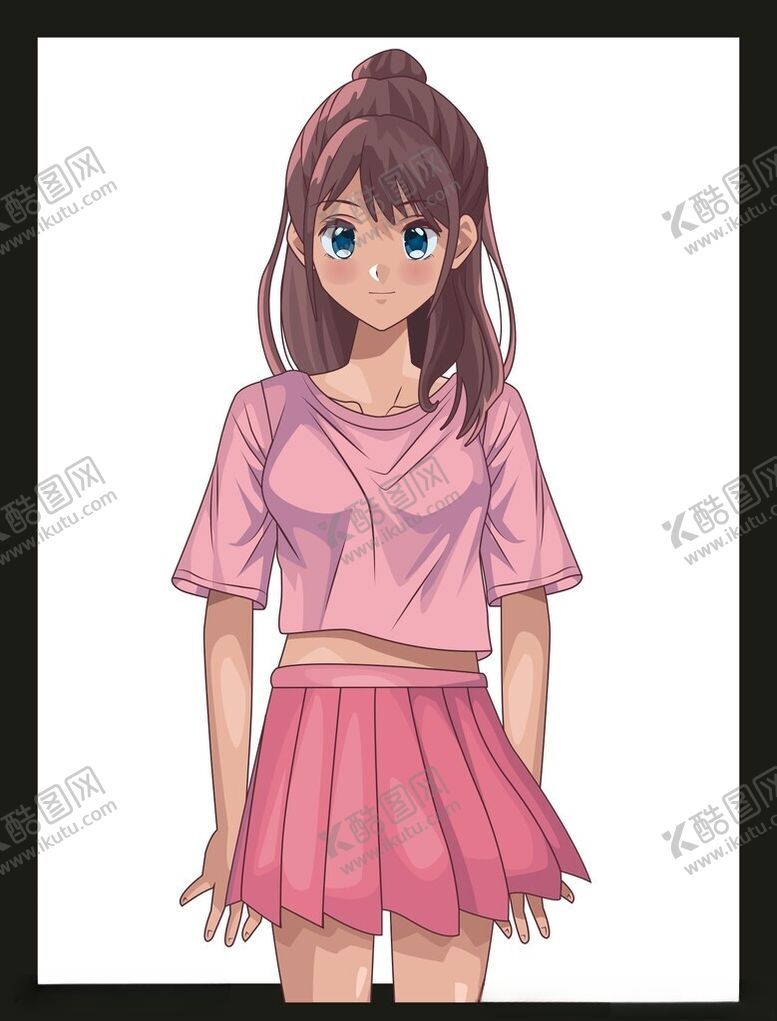 编号：68467801310825443300【酷图网】源文件下载-手绘卡通女孩