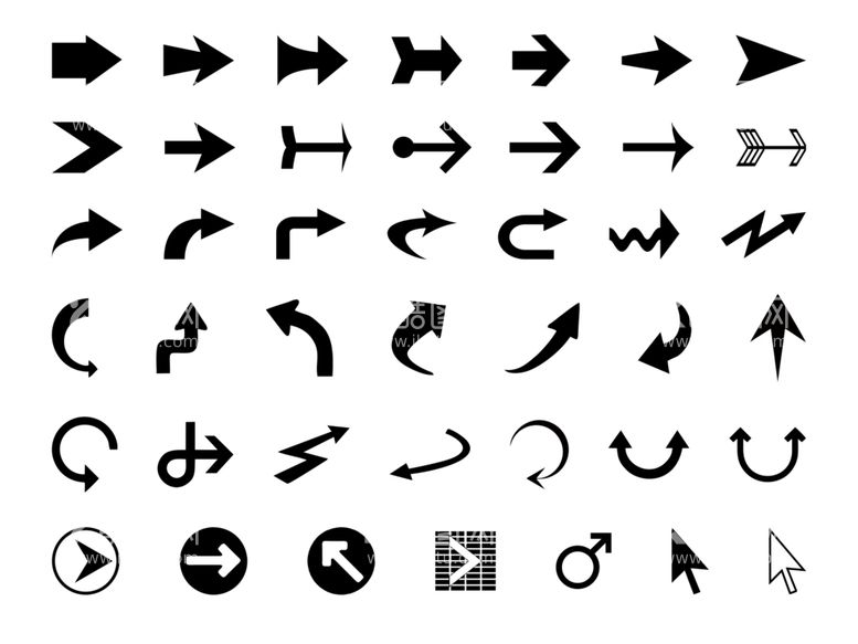 编号：63557711251010282951【酷图网】源文件下载-箭头图标