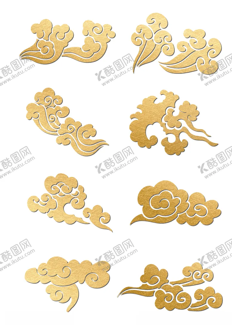 编号：36426205062040149276【酷图网】源文件下载-中国风祥云图案花纹底纹PNG