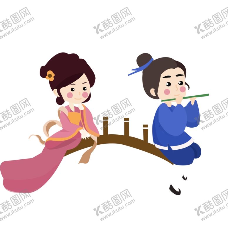 编号：84381402172250493611【酷图网】源文件下载-牛郎织女七夕情人节素材