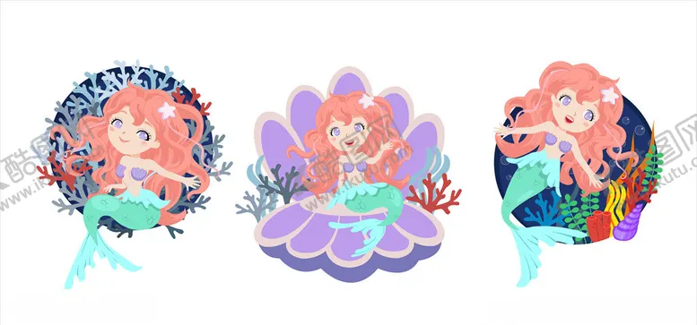 编号：73842209142043066649【酷图网】源文件下载-美人鱼