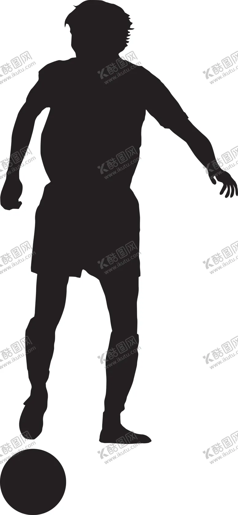 编号：52965206232242515795【酷图网】源文件下载-运动员剪影