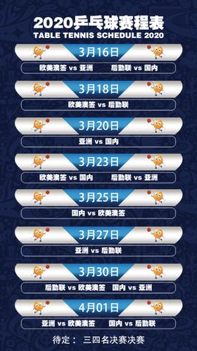 比赛赛程图