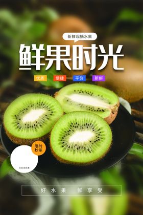 奇异果水果果实宣传海报素材