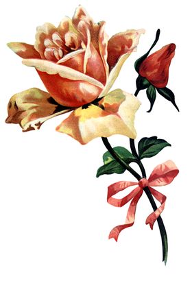复古鲜花主题装饰图案