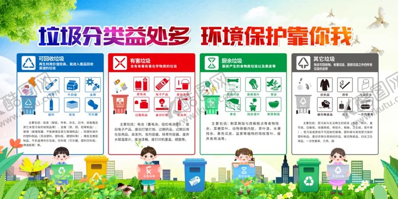 编号：88189701190433021364【酷图网】源文件下载-垃圾分类