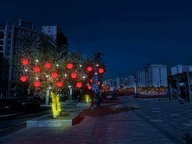 道路景观夜景 亮化设计