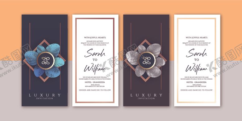 编号：17377810202109404187【酷图网】源文件下载-时尚邀请卡