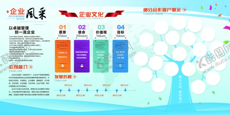 编号：42088304011411298891【酷图网】源文件下载-企业文化墙