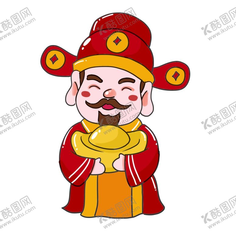 编号：52178910112119072597【酷图网】源文件下载-财神