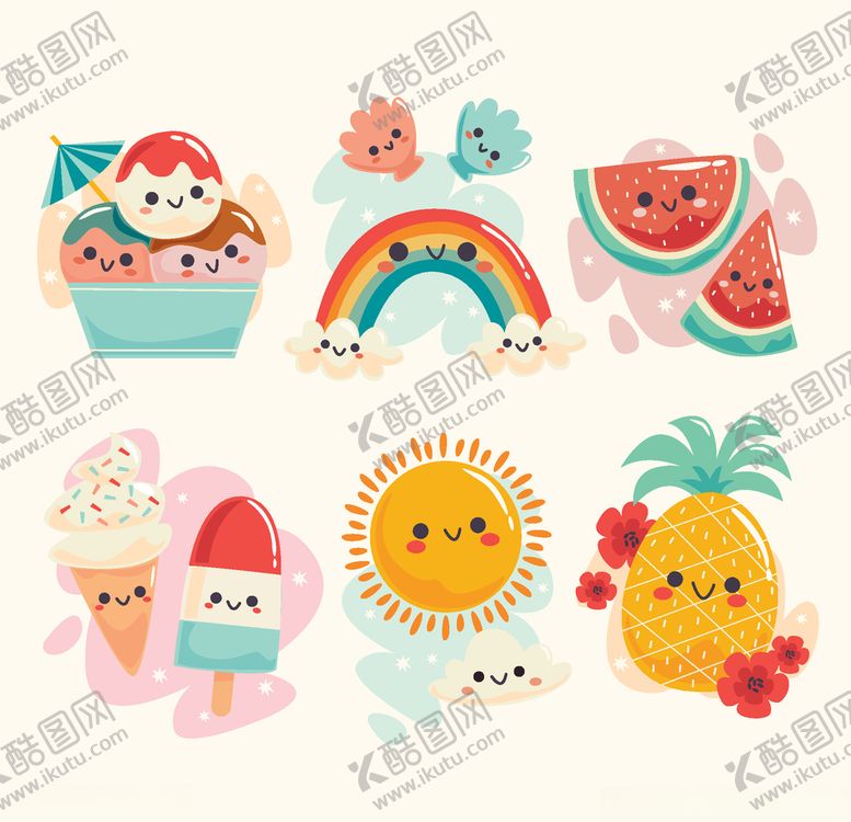 编号：62606010132356152860【酷图网】源文件下载-夏日元素