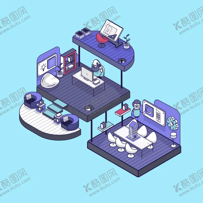 编号：74685209141215114657【酷图网】源文件下载-办公室 