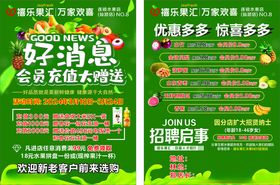 水果店传单