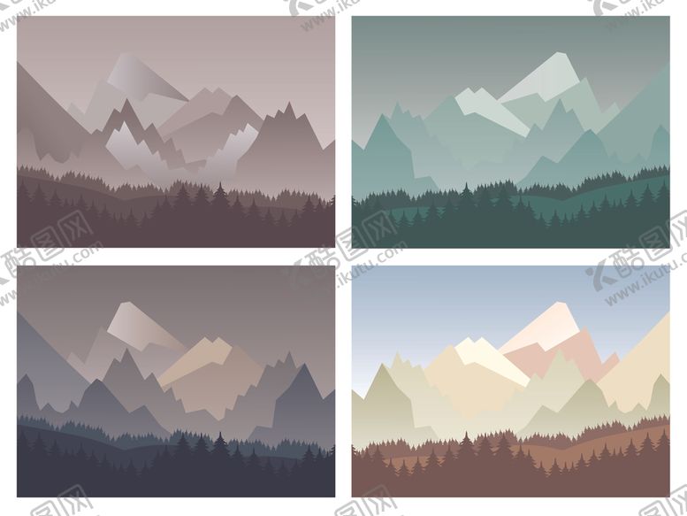 编号：88992504041533459459【酷图网】源文件下载-山图案