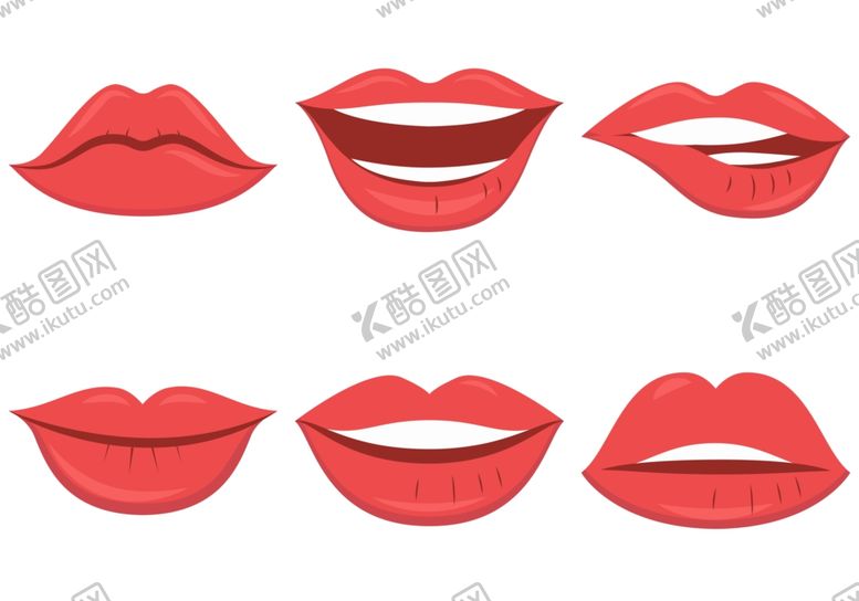 编号：16595009282108263884【酷图网】源文件下载-卡通嘴唇