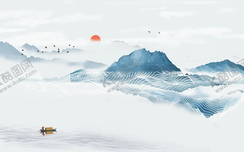 编号：52005003311516244098【酷图网】源文件下载-山水画