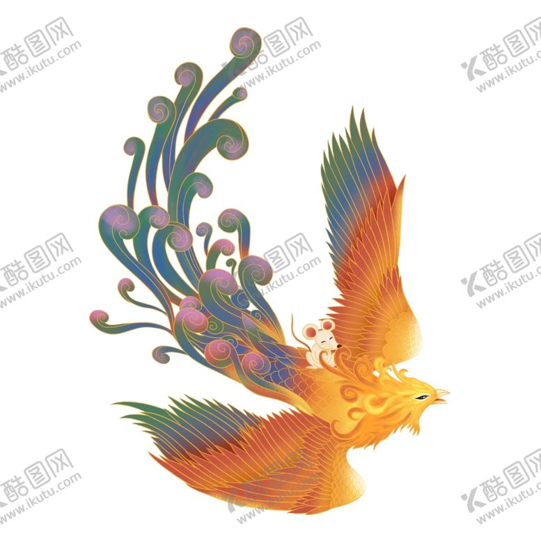 编号：42351702100737401597【酷图网】源文件下载-国潮烫金凤凰