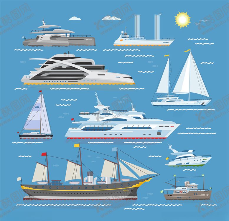 编号：26155810022119252309【酷图网】源文件下载-轮船