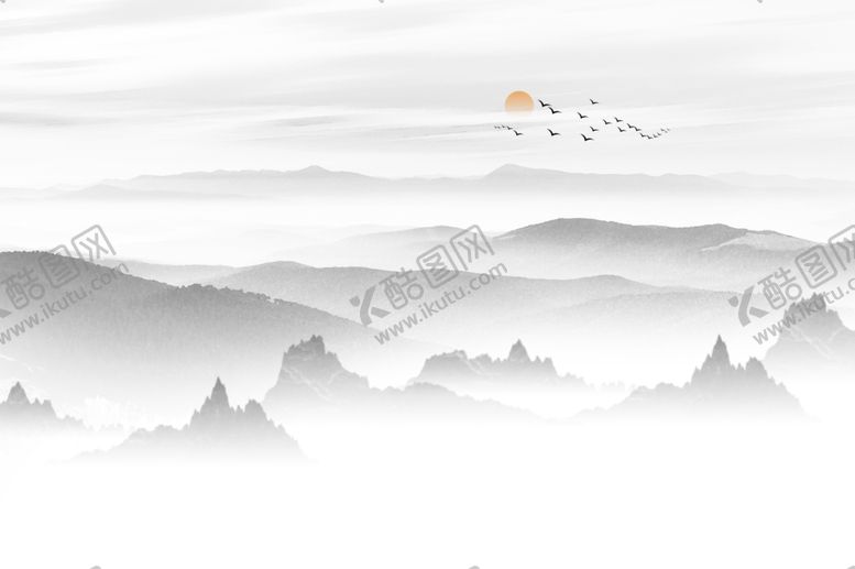 编号：11475709192326164064【酷图网】源文件下载-水墨画