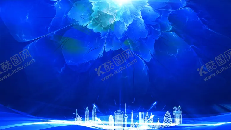编号：71227503070005508674【酷图网】源文件下载-蓝色背景