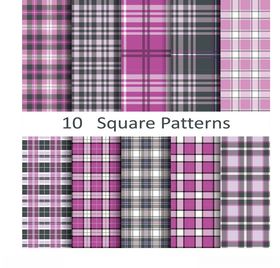 10款方形格子图案集合