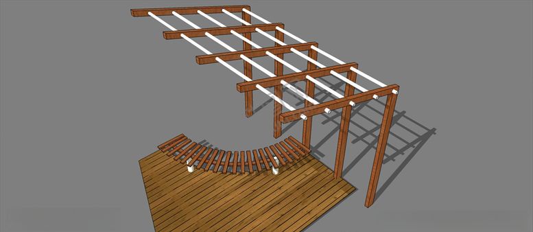 编号：82160109150252352525【酷图网】源文件下载-小廊架花架