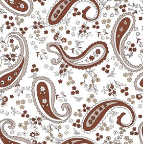 佩斯利花纹图案设计