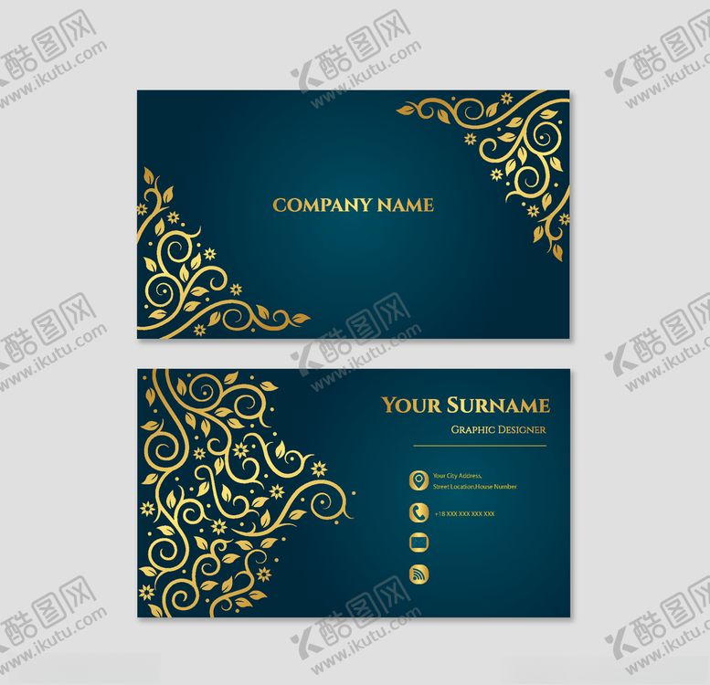 编号：80273010040439336797【酷图网】源文件下载-高端名片