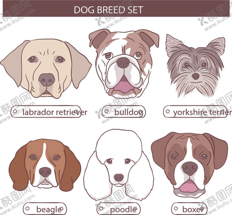 编号：28529810180342564204【酷图网】源文件下载-狗DOG动物卡通