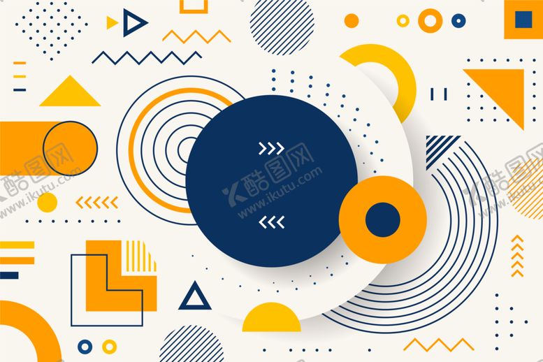 编号：41578905040025085361【酷图网】源文件下载-彩色几何渐变抽象背景