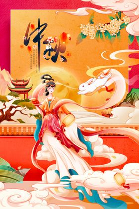 嫦娥奔月古风剪影